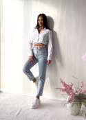 Jeansy MOM FIT – jeansowe